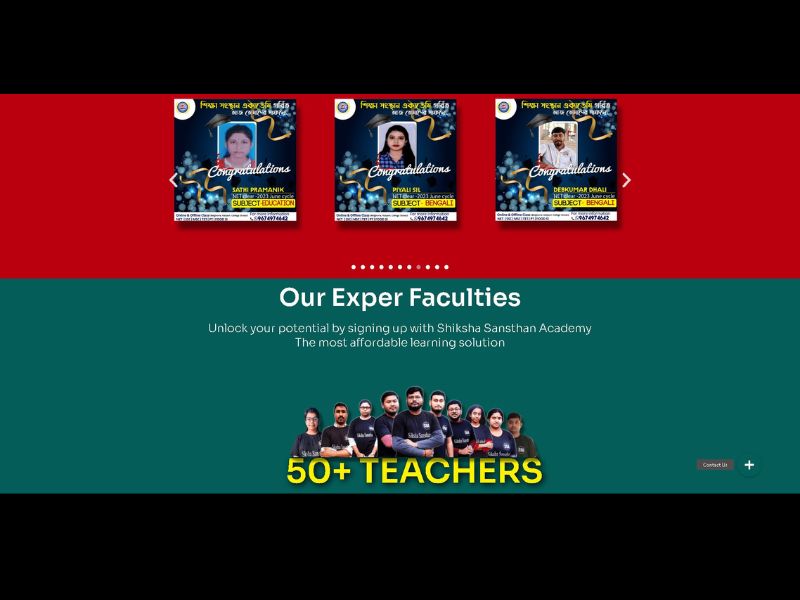 Dynamic Websites Siksha Sansthan Academy